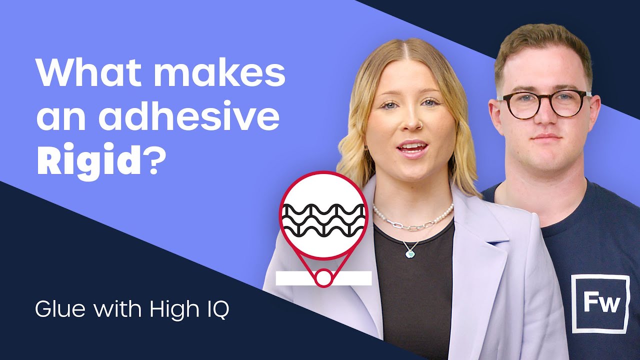 What makes an adhesive Rigid?