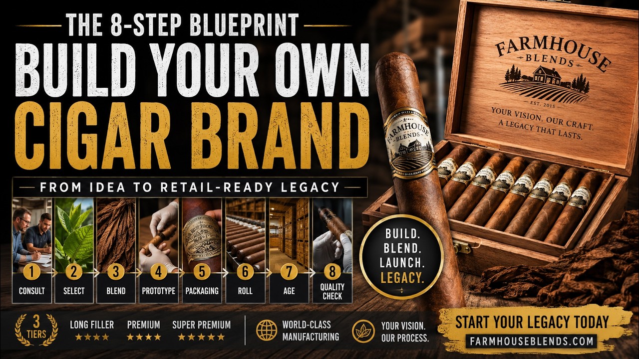 The Cigar Blueprint: The 8-Step Guide to Building Your Own Custom Cigar Brand