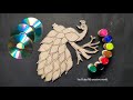 Easy Peacock Wall Hanging | How to make peacock wall hanging using cardboard