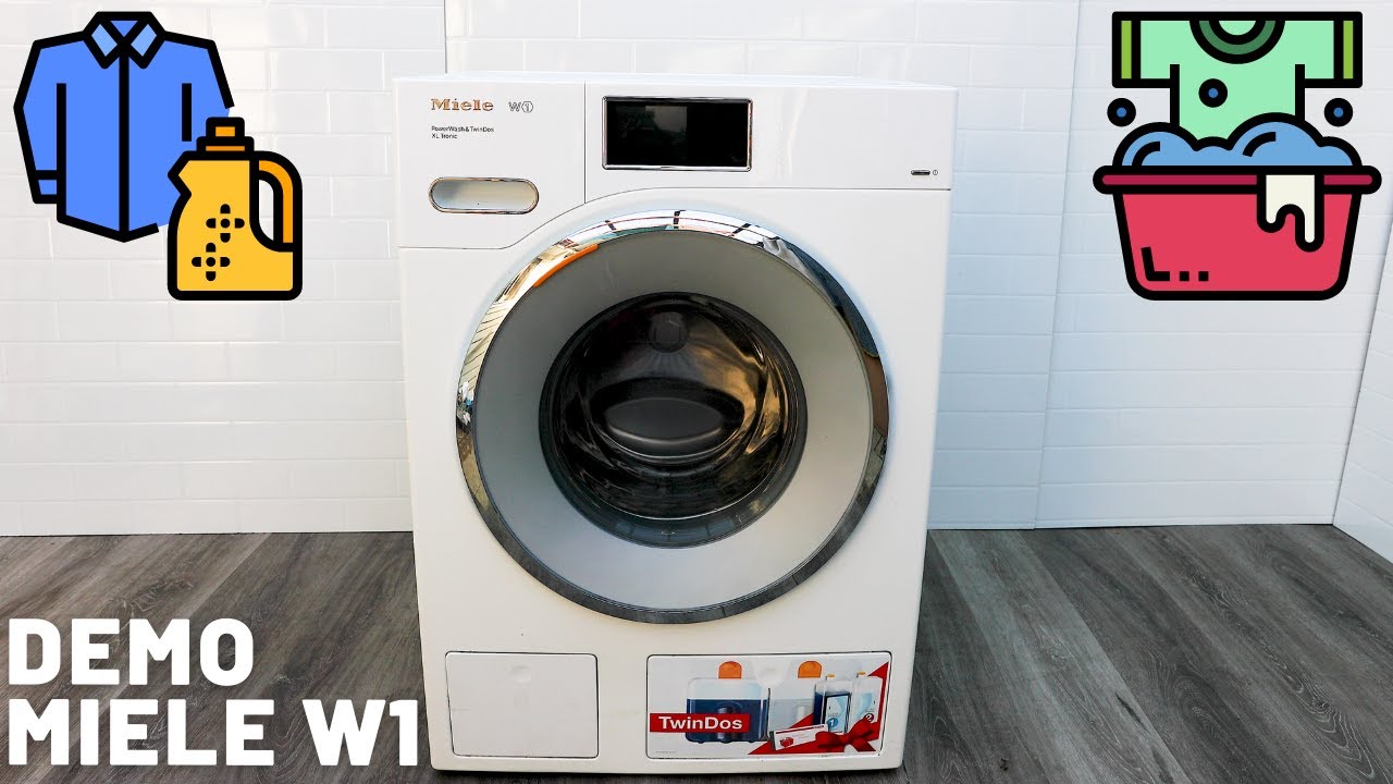 Aanpassing Gedachte verschijnen Miele W1 Washing Machine 2021 Demo - YouTube
