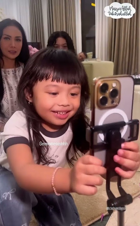 HEBOH persiapan Tiktokan sama gemmi #attahalilintar #ameena #azura #aurelhermansyah #krisdayanti