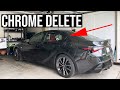 Chrome Delete for 4is Lexus IS350!