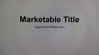 265 marketable title Free Real Estate License Exam Words Questions AgentExamPass.com