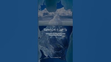 و ذا النون اذ ذهب مغاضبا - سورة الأنبياء||القارئ شريف مصطفى