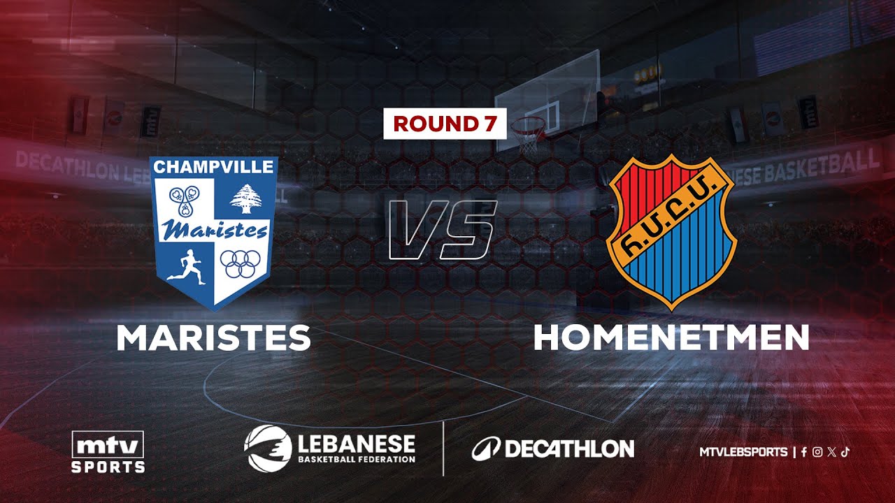 Decathalon Lebanese Basketball Championship | Round 7 - Maristes vs Homenetmen