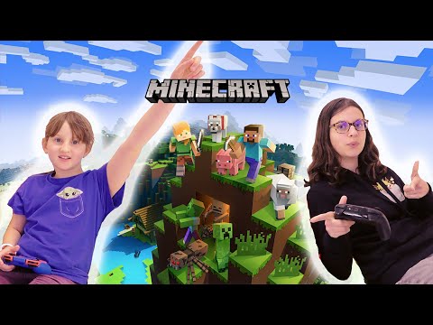 I FACE MY SISTER IN MINECRAFT! Nintendo Switch Edition