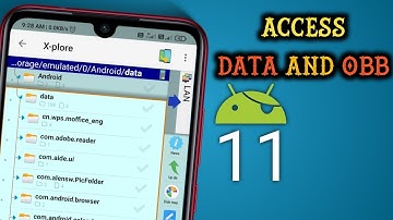 How to access Data and OBB folder in Android 11