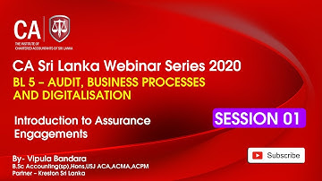 BL5  Introduction to Assurance Engagement / 13 Dec 2020 Session 1