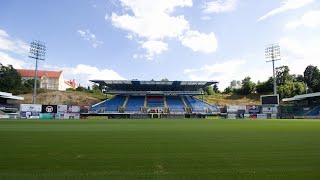 Stadion U Nisy (FC Slovan Liberec) - fotbalový stánek vytesaný do skalního masivu