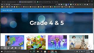 Virtual Hour of Code Directions