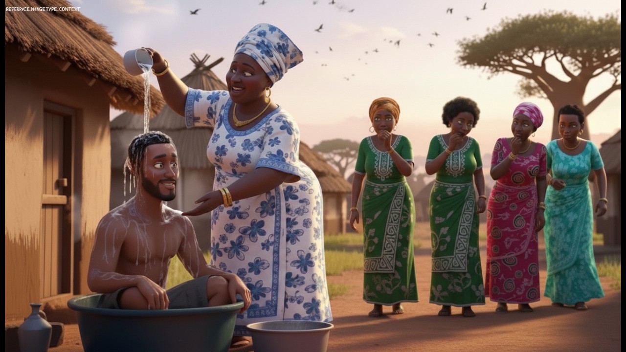 Elle lavait son mari dehors dans une bassine chaque jour pour qu'il ne la trompe pas !