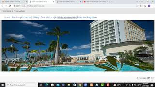 online hotel reservation application demo software screenshot 4