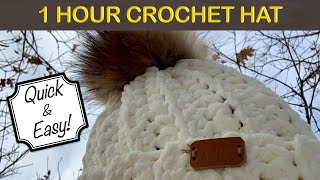 EASY CROCHET WINTER HAT - 1 HOUR screenshot 4
