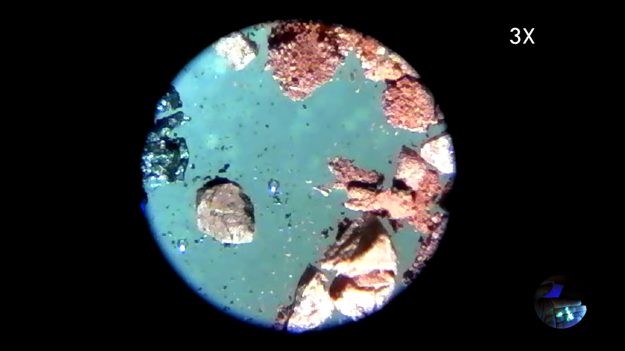 Реакции под микроскопом. 2. Железо и медный купорос - YouTube