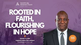 Friday August 14 2026 Pastor Frankie Lazarus Rooted in Faith Flourishing in Hope
