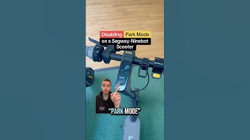 How to disable “park mode” on a Segway-Ninebot scooter 🛴🅿️ #segway #shortsvideo