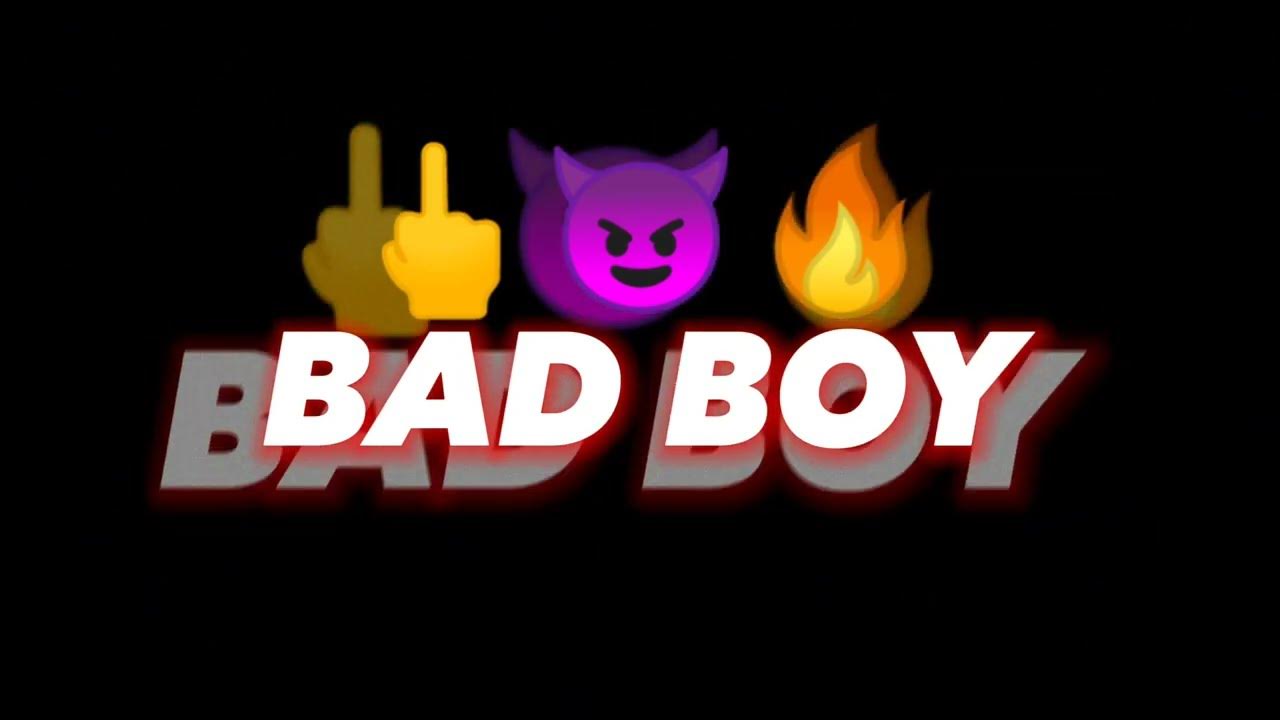Bad Boy Attitude Status Black Screen Attitude Shayari status YouTube