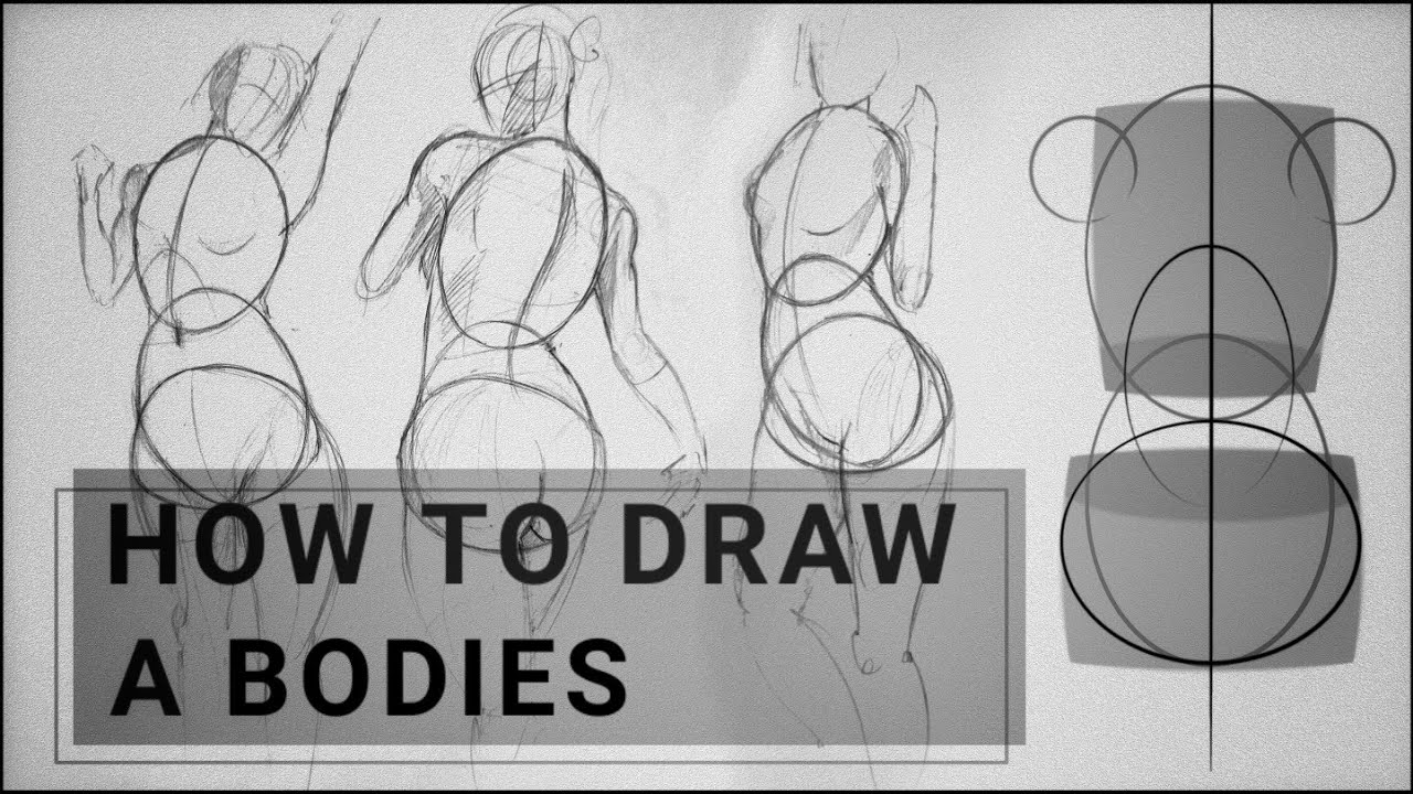 How to draw a bodies - YouTube