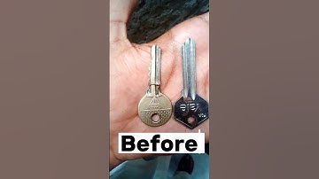 Dublicate key of door #lock #lockpicking #lifehacks #key #keystrokes #shorts