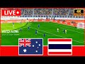 Live Australia U-19 vs Thailand U-19 Now - AFF U-19 Cup 2024 - Football live Video Game simulation