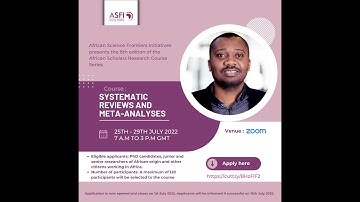 ASFI Systematic Reviews & Meta-Analysis 2022 - DAY 4