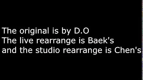 EXO's Black Pearl Vocal Run Comparison -  Baekhyun...