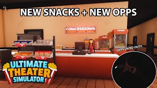 I REVAMPED THE CONCESSIONS COMPLETELY! (Theater Sim Episode 6)