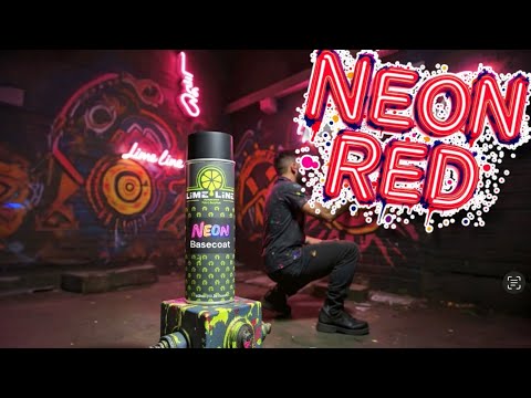 Neon Red Automotive Paint