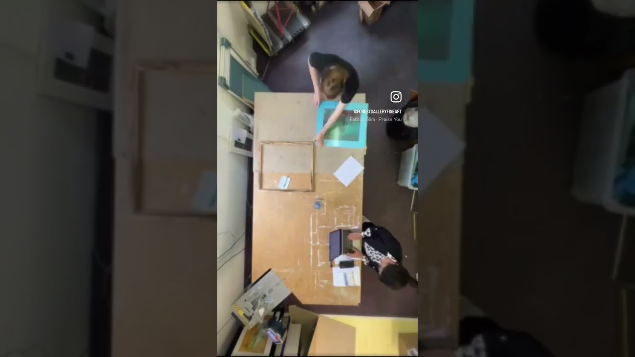 Behind The Scenes Packing & Framing