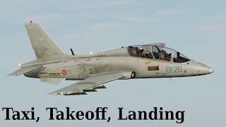 DCS MB-339 Taxi, Takeoff, Landing