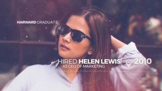 Modern Parallax Timeline Slideshow | After Effects Template