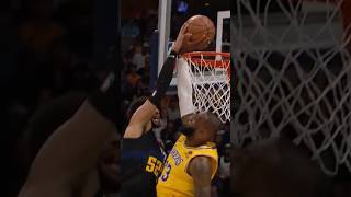 LeBron James RIDICULOUS BLOCK on Jamal Murray! 😱