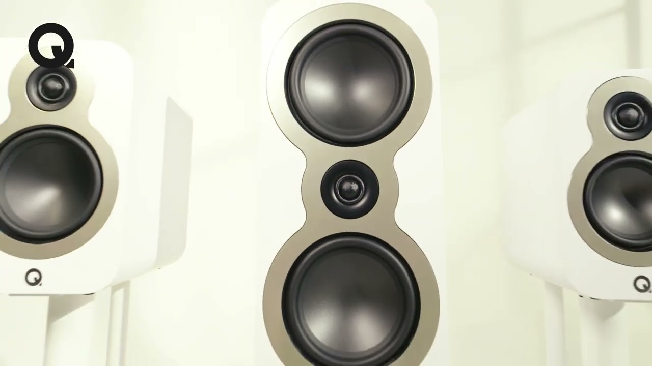 Q Acoustics 3010i Boekenplank Luidsprekers - Walnoot (per paar