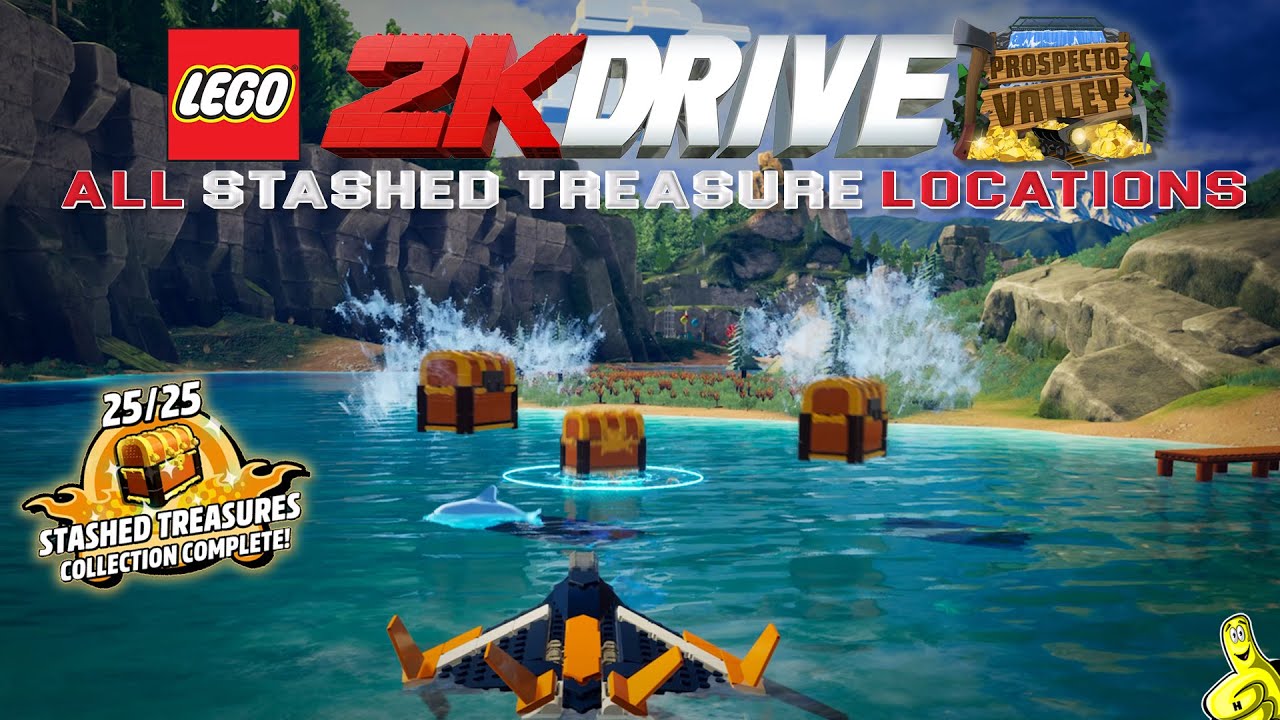 LEGO 2K DRIVE: Prospecto Valley (All Stashed Treasure Locations