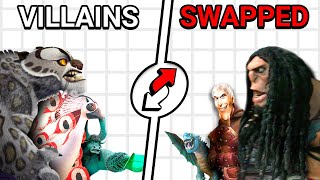 What If Kung Fu Panda And How To Train Your Dragon Swapped Villains?