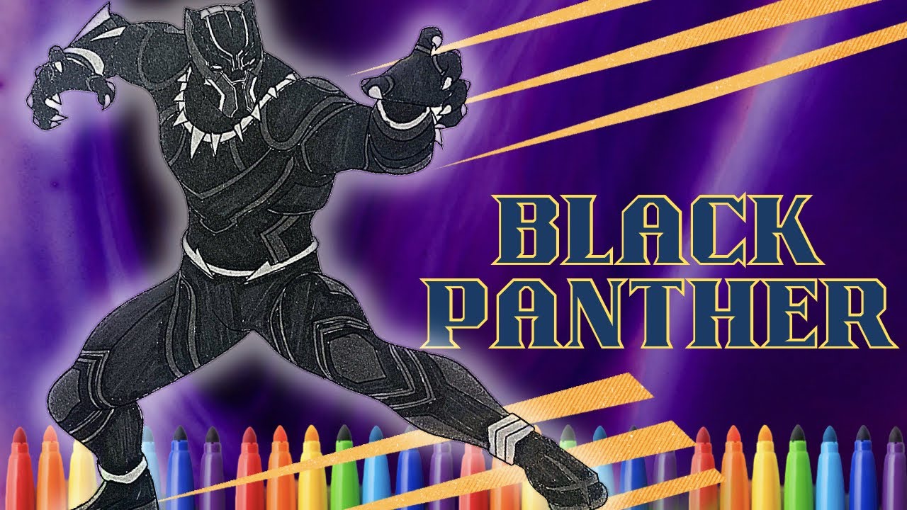 Let's Color Black Panther YouTube