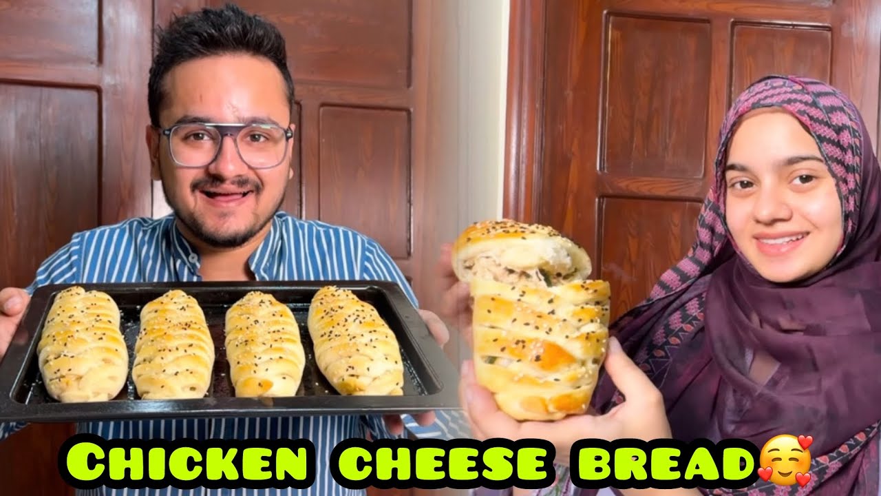 Yummy chicken cheesy bread made by chef yusra😍|Ramzan series|Episode 2