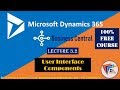 Dynamics Business Central User Interface Components | #DynamixAcademy