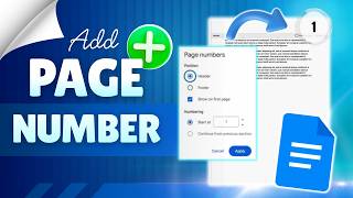 How to Add Page Numbers in Google Docs (Header &amp; Footer Options)