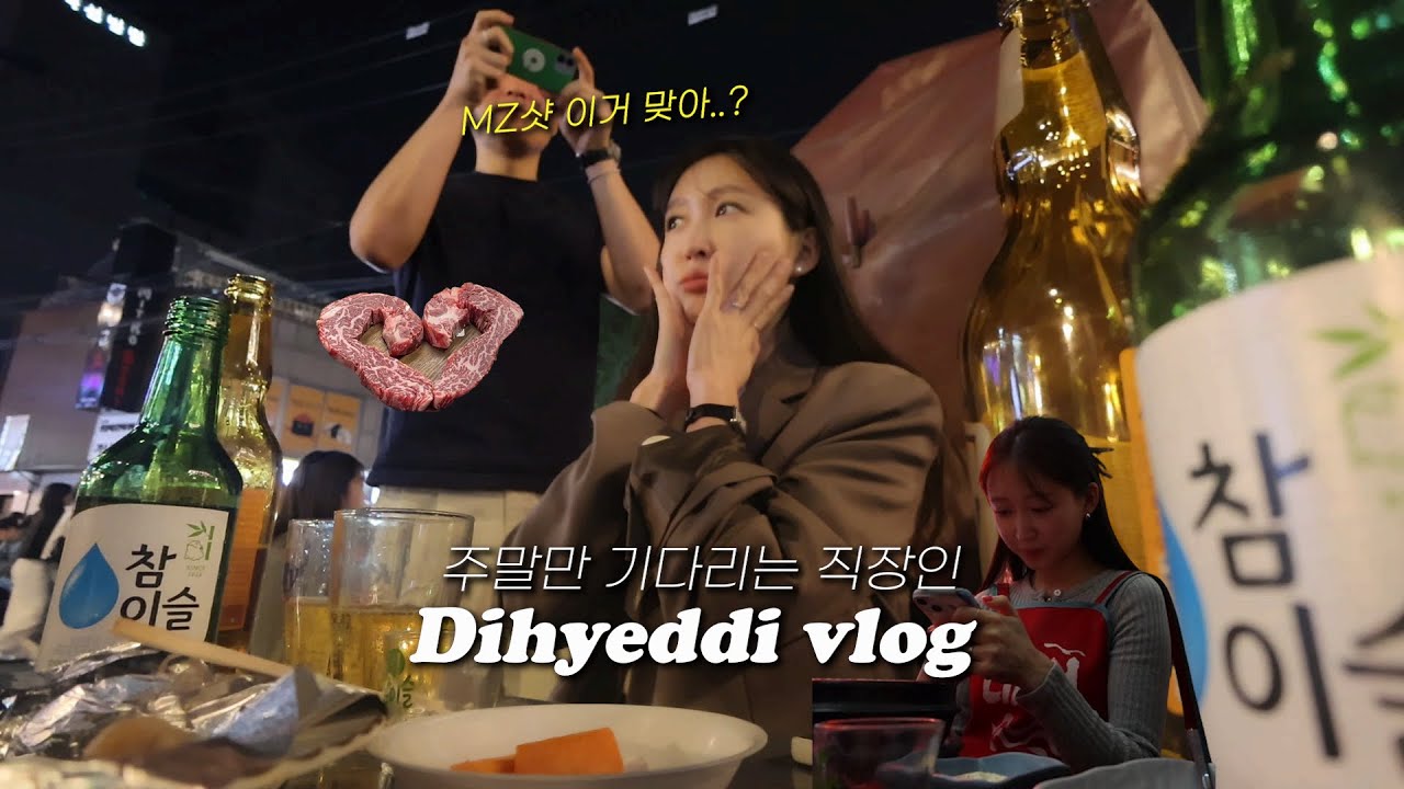 VLOG 직장인 브이로그 | 퇴근후 일상 | 신당 종로3가에서 술먹기 | 서순라길 데이트 | 합정 망원 나들이 | 옥상에서 고기 구워먹기