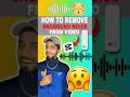 How To Remove Baground Noice From Video