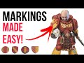 The secret to painting easy and quick markings on miniatures