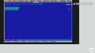 Write a Program to find division two numbers #5.C