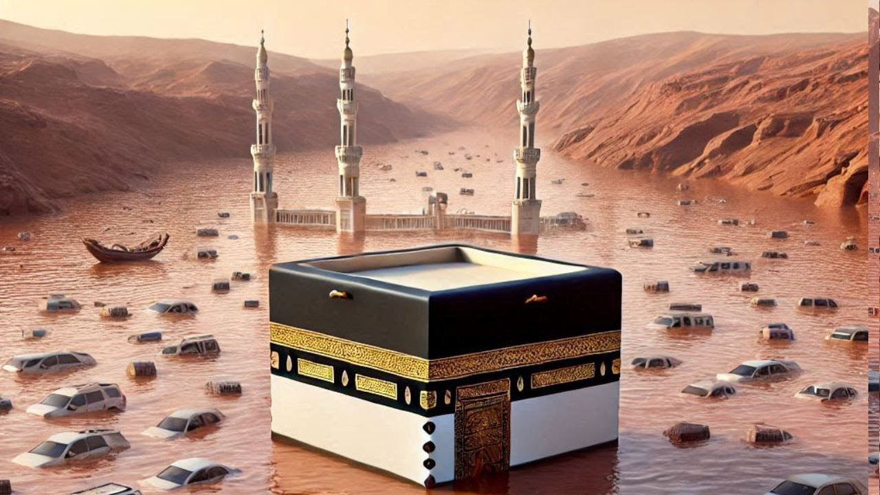 Святая Земля затоплена! Внезапное наводнение в Мекке и Таифе, Саудовская Аравия.