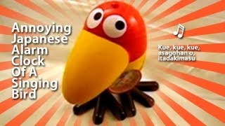 Japanese Alarm Clock Of A Singing Bird. Wake Up!