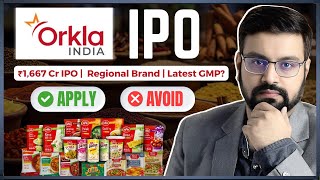 Orkla India Ipo Review Apply Or Avoid? Orkla India Ipo Gmp, Date & Details