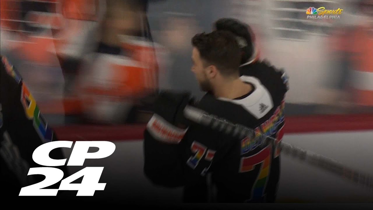 Flyers defenseman boycotted pride event last night