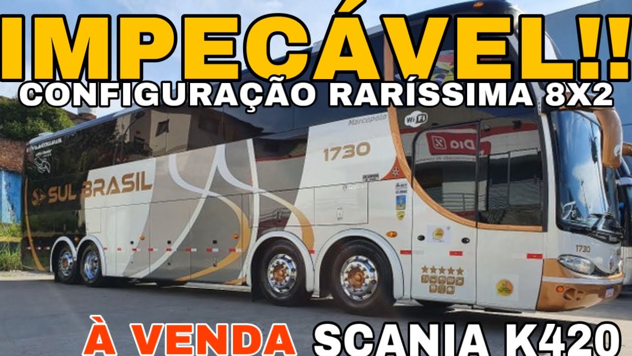 PARADISO 1550 LD ANO 2010 SCANIA K420 8X2 À VENDA - VERSÃO CADA VEZ MAIS RARA DE SE VER - IMPECÁVEL!