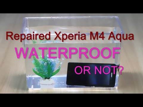 Is Sony Xperia M4 Aqua Still Waterproof After Repaired?