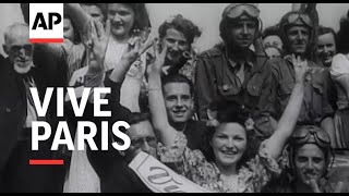 Vive Paris - 1944 | Movietone Moment | 25 August 2023
